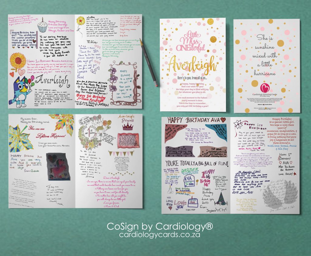 CoSign by Cardiology is a group greeting card that can be signed digitally and printed physically.