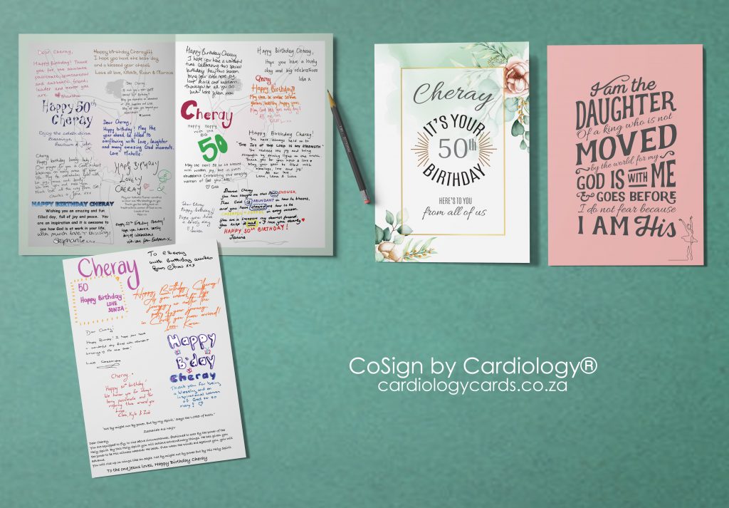 CoSign by Cardiology is a group greeting card that can be signed digitally and printed physically.