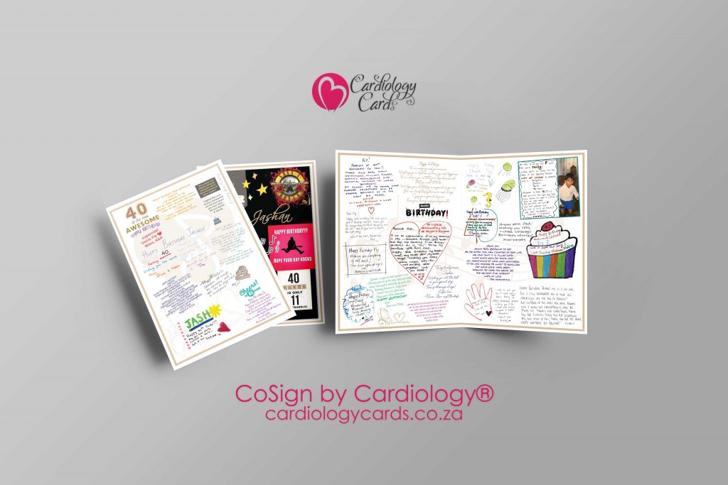 CoSign by Cardiology is a group greeting card that can be signed digitally and printed physically.