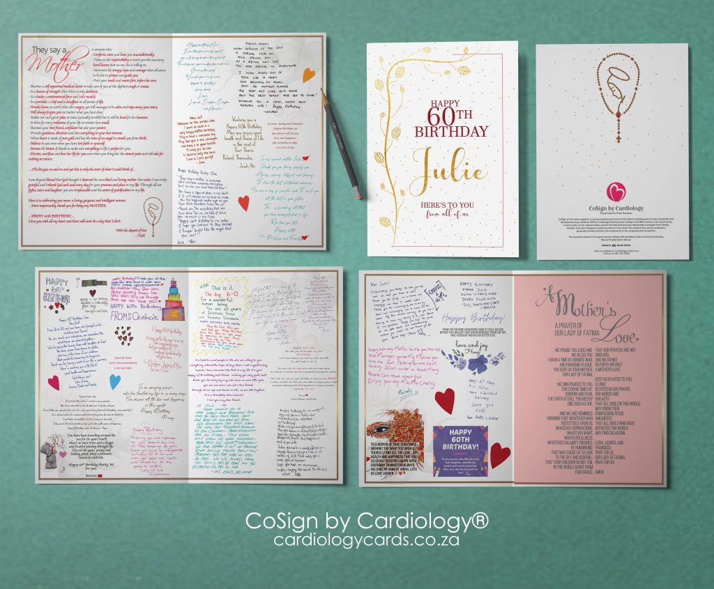 CoSign by Cardiology is a group greeting card that can be signed digitally and printed physically.